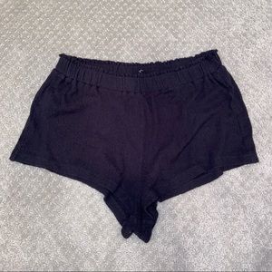 Urban Outfitters Out from Under black linen shorts